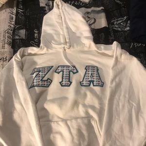 Zeta Tau Alpha Hoodie Letters